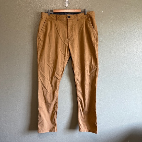 Prana McClee Straight Fit Khaki Pants Men's size 38 - Picture 1 of 7